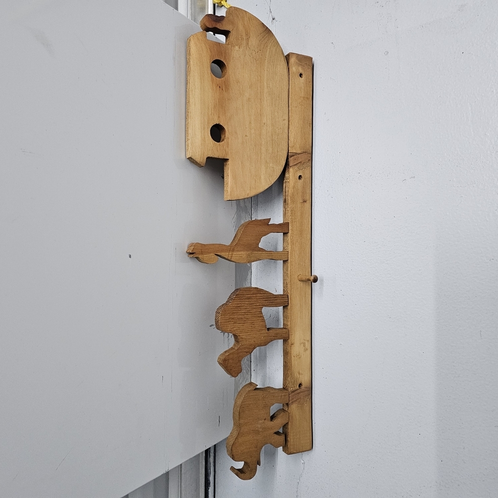 Source Unknown Brown Minimalist Wall Hooks